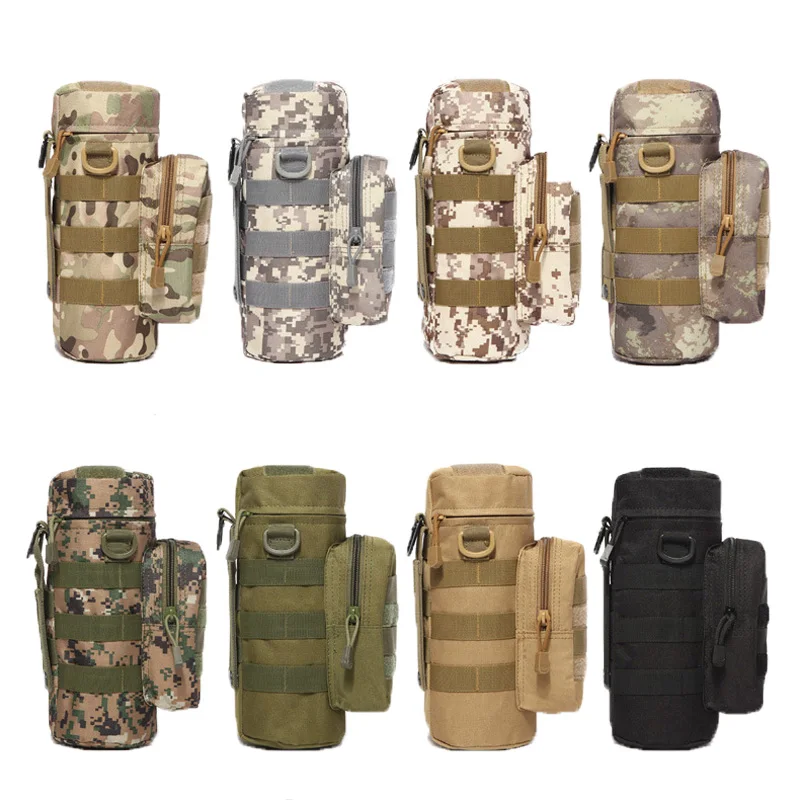 Бутылка для воды для спорта на открытом воздухе сумка Тактическая Военная Molle система бутылка для воды сумка чайник держатель армейский туристический Кемпинг Аксессуары