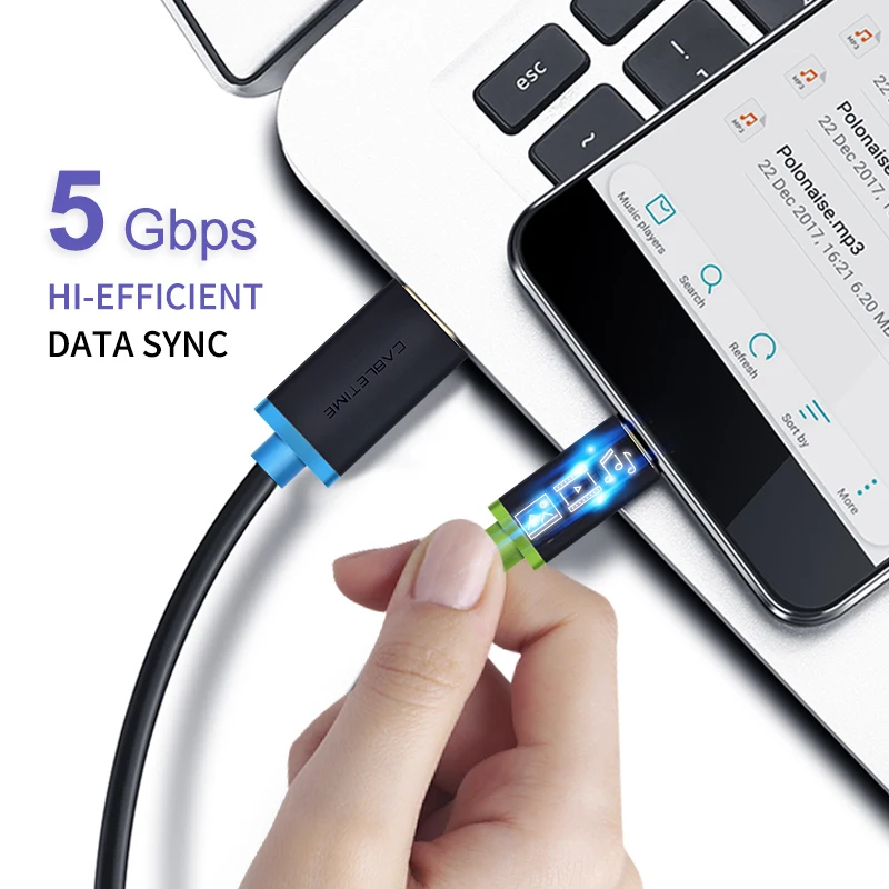 Кабель CABLETIME типа C USB 3 0 для xiaom Тип 3A кабель быстрой зарядки передвижной устройств