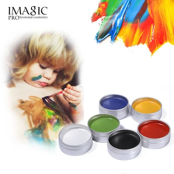 

6pc/lot Imagic Body Paints Halloween Party Face Body Paint Tattoo Flash Temporary Fluorescent Oil Painting Fancy Dress Makeup