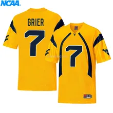 Новое поступление, высокое качество, Will Grier#7, Спортивная футболка для колледжа, трикотажные изделия, S-XXXL