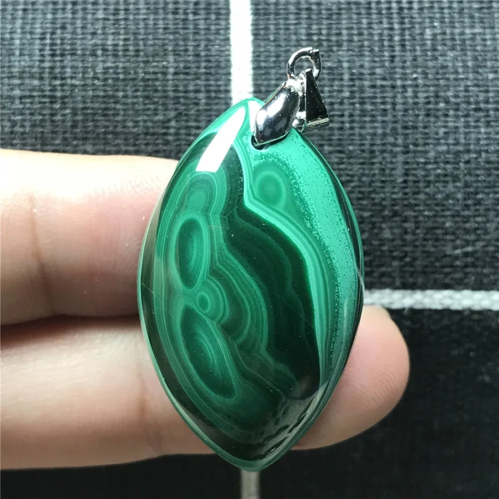 Green Malachite Pendant (117)