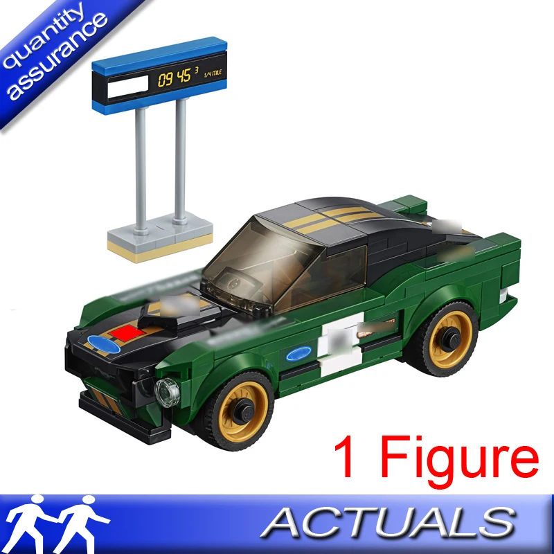 

28014 Speed Champions Version of Classic Car Supercar Building Blocks Super Sports Car Model Bricks Toys 75884 Compatible