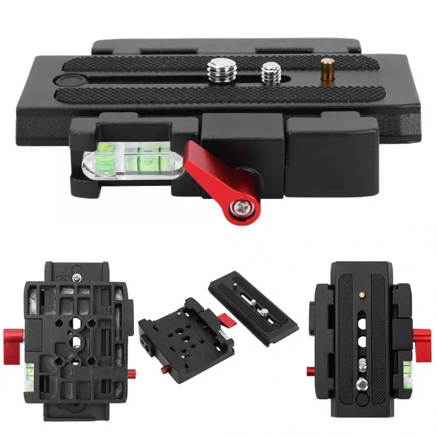 Quick release Алюминий Камера штативной пластины зажим для Manfrotto 501 500AH 701HDV 503HDV Q5 Камера quick release