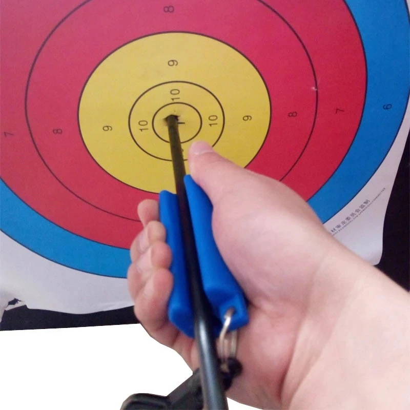 Hunting Compound Bow Arrow PullerSilica Gel Archery Arrow Puller Target Gripper Remover Arrow Protection Hand