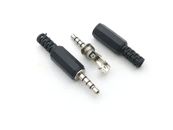 

2000PCS 3.5mm 4 pole Stereo Audio Male Plug Jack Connector solder