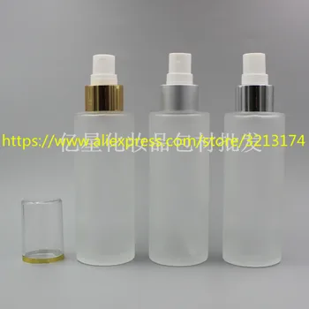 

wholesale 100ml clear frosted glass bottle atomizer. perfume lotion essential oil moisturizer facial water cosmetic container