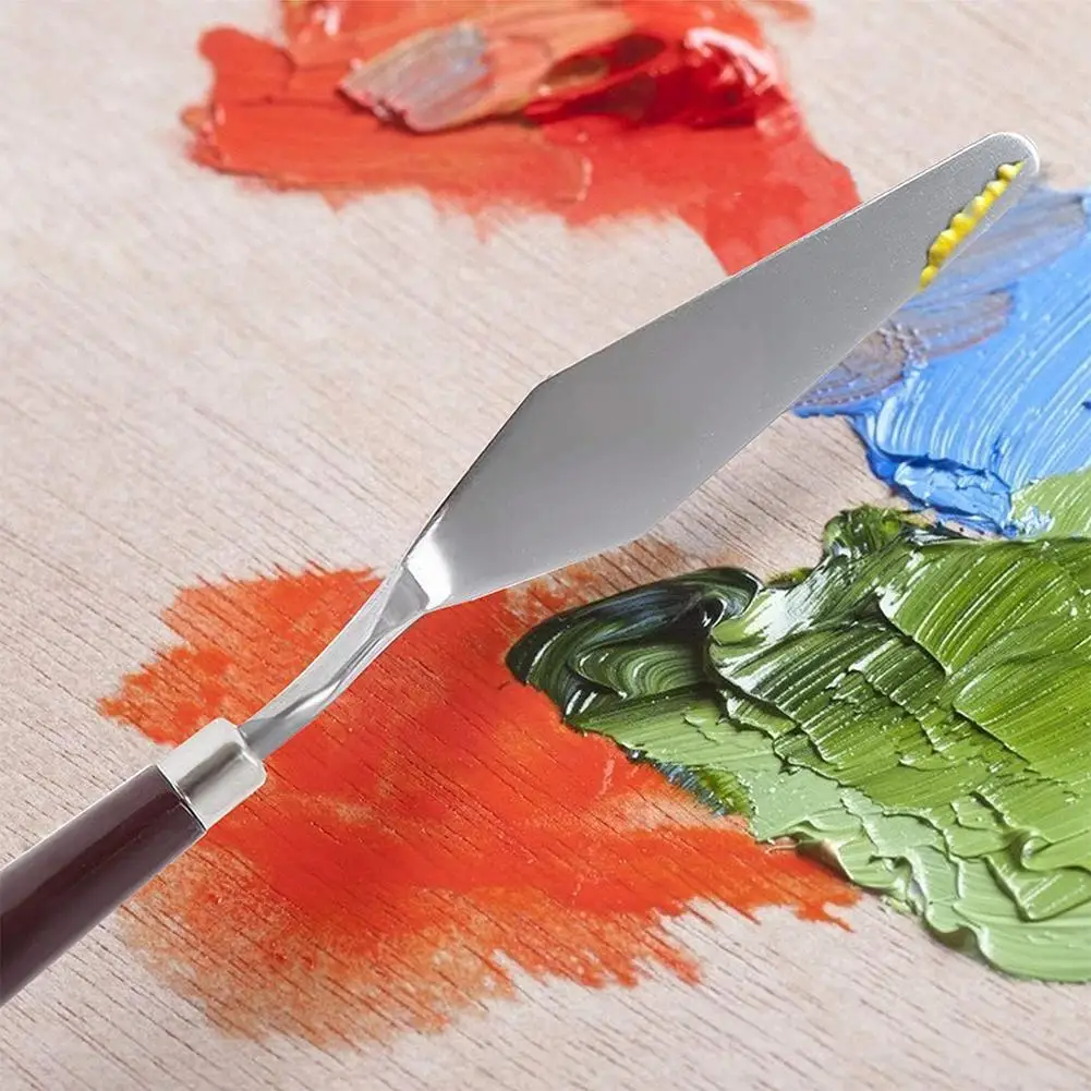 Oil Painting Scraper Paint Palette Knife Art Scraper Pastel Gouache Art