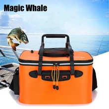 Портативный эва Рыболовная Сумка складной рыболовный мешок живая Рыбная коробка кемпинг контейнер для воды Чашеобразный резервуар Снасти Сумка для хранения