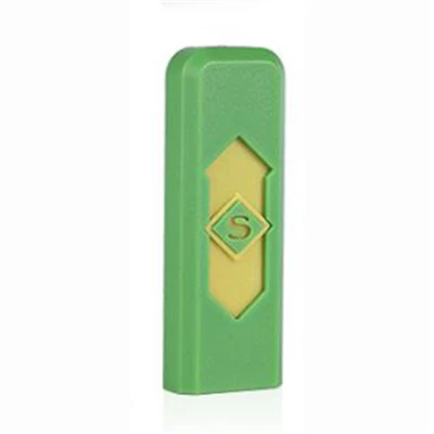Ветрозащитный хороший подарок бездымный беспламенный usb зарядка Зажигалка для сигарет электронные зажигалки аксессуары для курения 1 шт - Цвет: Color10