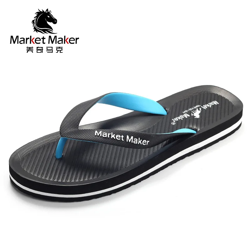 

2019 Summer New Style EVA Flip Flops MEN'S Slippers Anti-slip Wear-Resistant Sandals Slippers Processing
