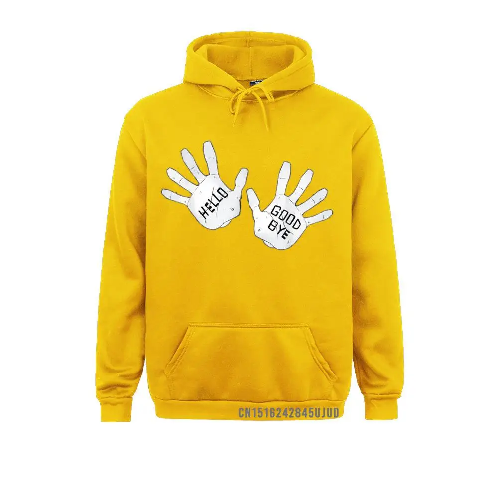 gothic Sweatshirts Oversized Summer/Autumn Long Sleeve Hoodies Mens Summer Clothes 35043 yellow