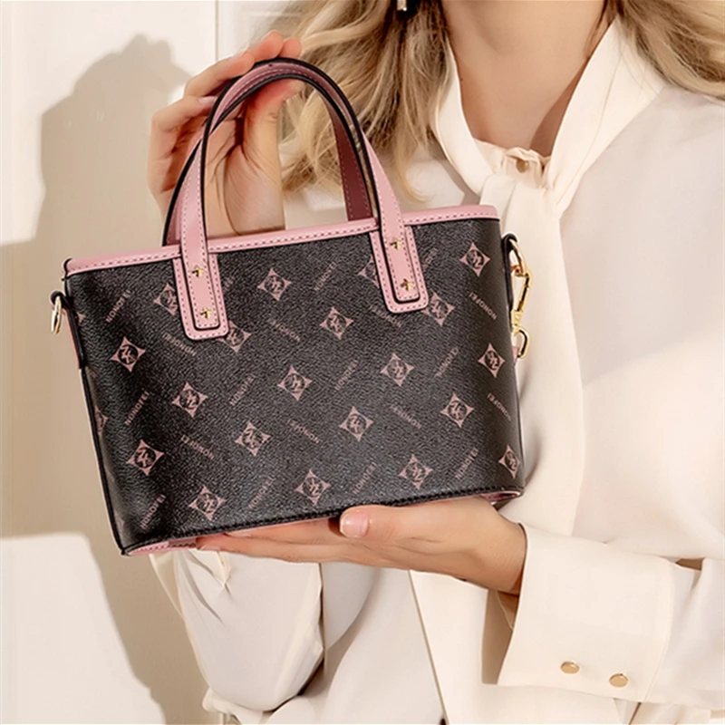 

Genuine Leather Small Bucket Bags for Women 2020 New Luxury Handbags Women Bag Designer Ladies Single Shoulder Messenger Bags gg