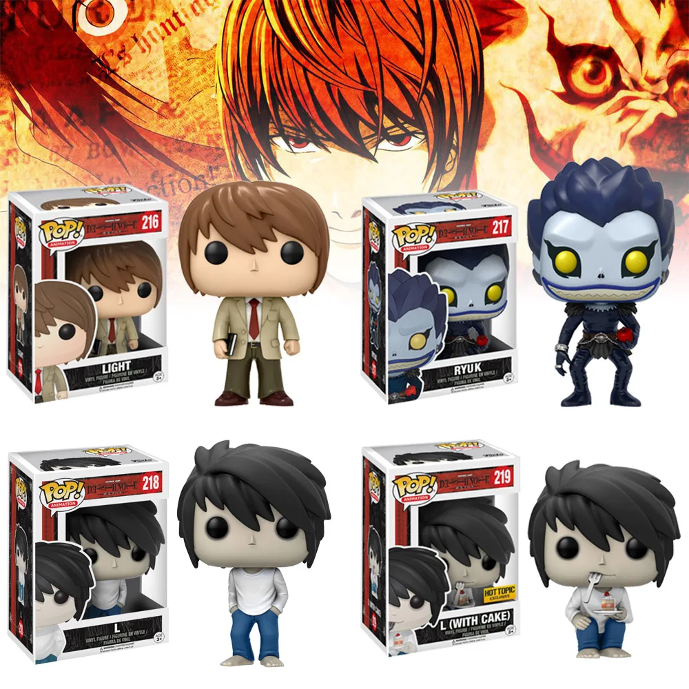 Funko pop Death Note L.Lawliet RYUK экшн фигурка игрушки коллекционные виниловые куклы Ryuuku L