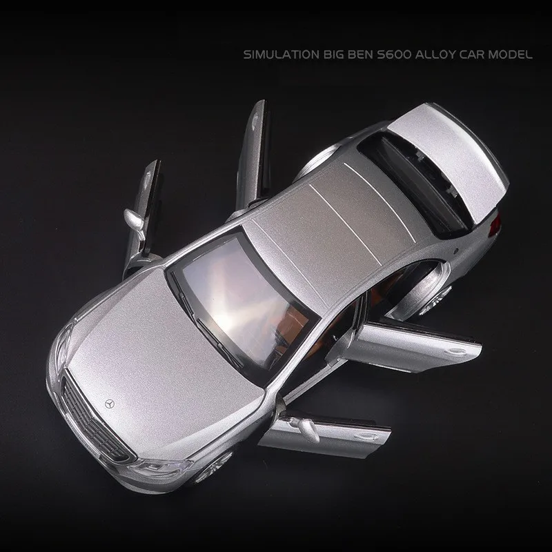 1/32 Maybach S600 Diecast Metal Car Models High Simulation Vehicle Toy With Light Music 6 Doors Can Be Opened Gifts For Children 1/32 Maybach S600 Diecast Metal Car Models High Simulation Vehicle Toy With Light Music 6 Doors Can Be Opened Gifts For Children