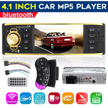 

4019B 4.1 Inch 1Din 12V WINCE Car Radio Stereo Radio Autoradio MP5 Player bluetooth FM AUX USB Radio Support Wheel Control
