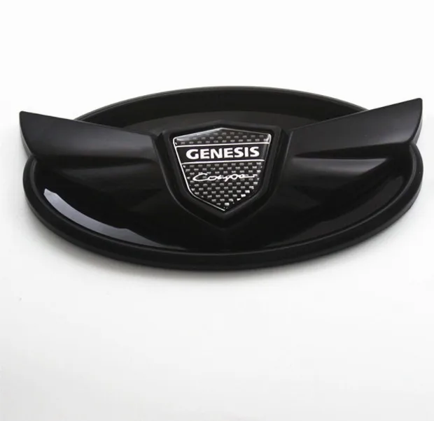 3D значок логотип GENESIS COUPE Стайлинг автомобиля Крыло ангела передней решетки