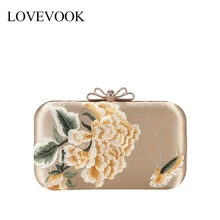 LOVEVOOK, Женский вечерний клатч, роскошные сумки, женская сумка, модный дизайн, кошелек и клатч, вечерние, с вышивкой, женская сумочка