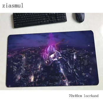 

Homura Akemi mouse pad locked edge Computer mat 70x40cm gaming mousepad large thick padmouse keyboard games pc gamer desk