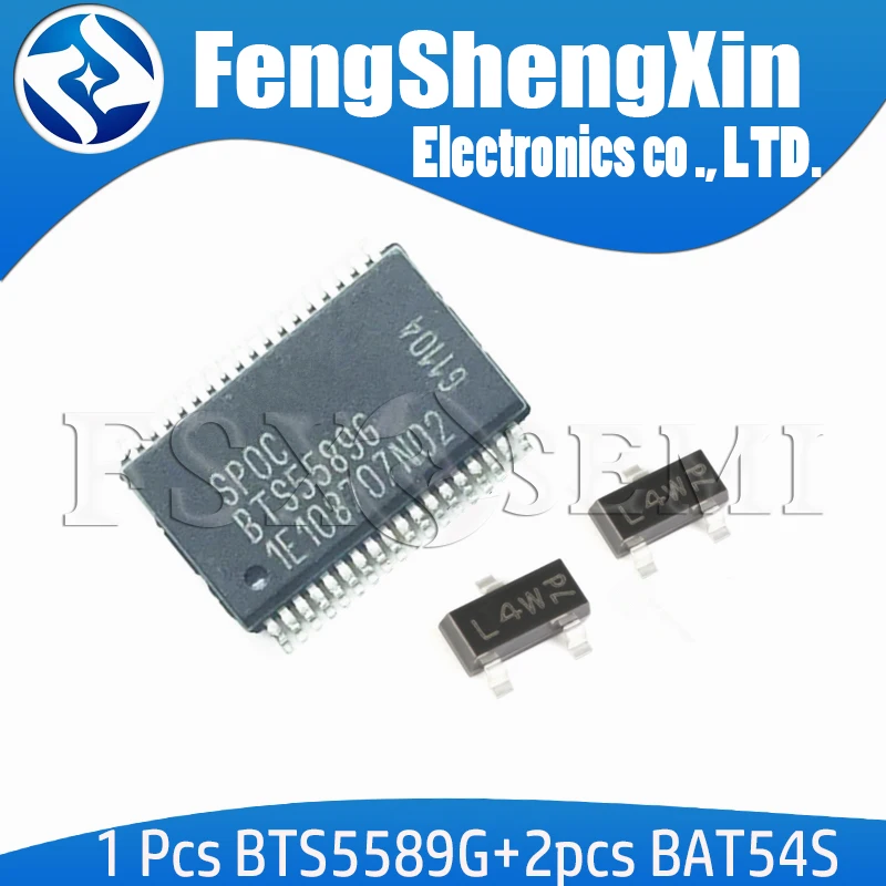1 шт. BTS5589G + 2 Bat54s BTS5589 автомобильный Cruze BCM модуль контроля корпуса чип компьютерная