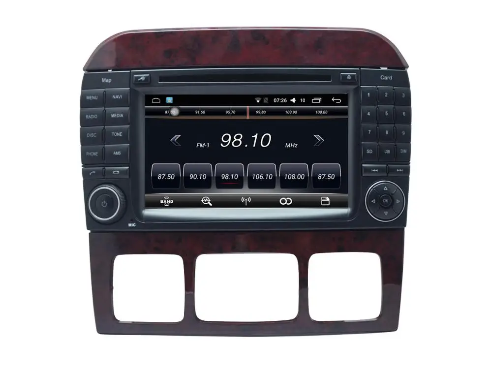 NaweiGe 7 дюймов T30 Android Восьмиядерный 8,1 2+ 32 ГБ Автомобильный dvd для Benz S-W220 1998-2005 Авторадио gps навигация автомобильный мультимедийный для