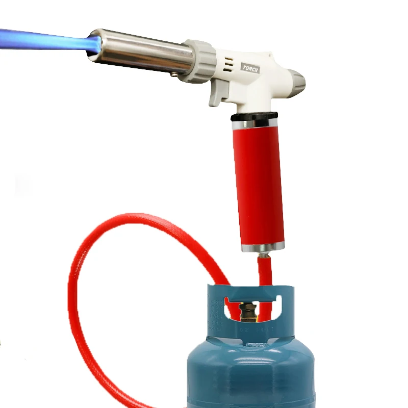 Переносная газовая Сварочная горелка пламя пистолет удар фонарь для приготовления пищи пайка бутан автозажигание барбекю газовая зажигалка нагрев сварочная газовая горелка пламя|Оборудование для газовой сварки|   | АлиЭкспресс