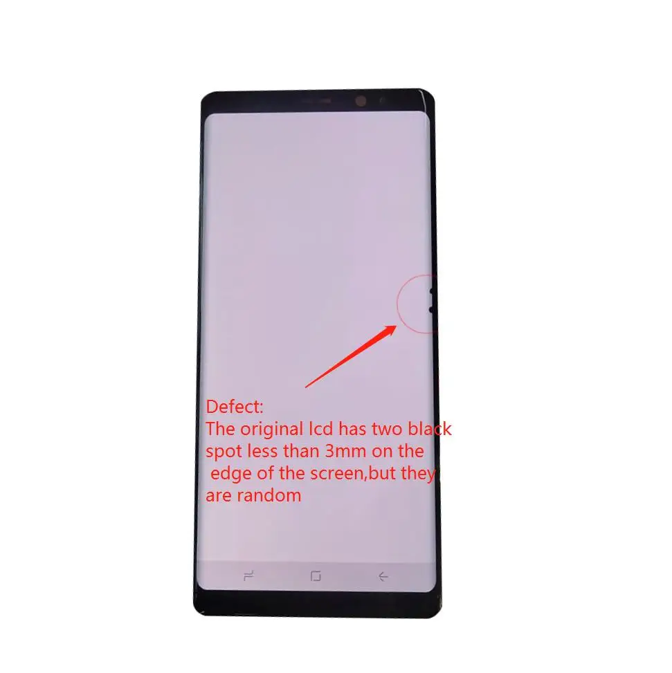 С небольшим мертвой пятной супер Amoled ЖК дисплей для samsung Galaxy Note 8 N9500 N950F и