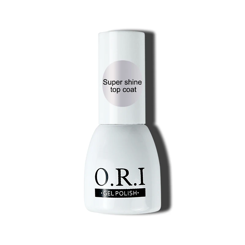 ORI Top Base Coat Matte Soak Off Gel Nail Polish Vernis Semi Permanent Hybrid Gel Lacquer Nail Base Rubber Base Makeup Primer - Цвет: Super Shine Top Coat