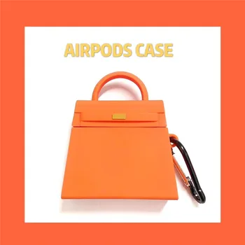 

New Famous Luxury Brand 3D Crocodile Bag Platinum Classic Silicone Bluetooth Earphone Case for AirPods Accessorie Cover Coque