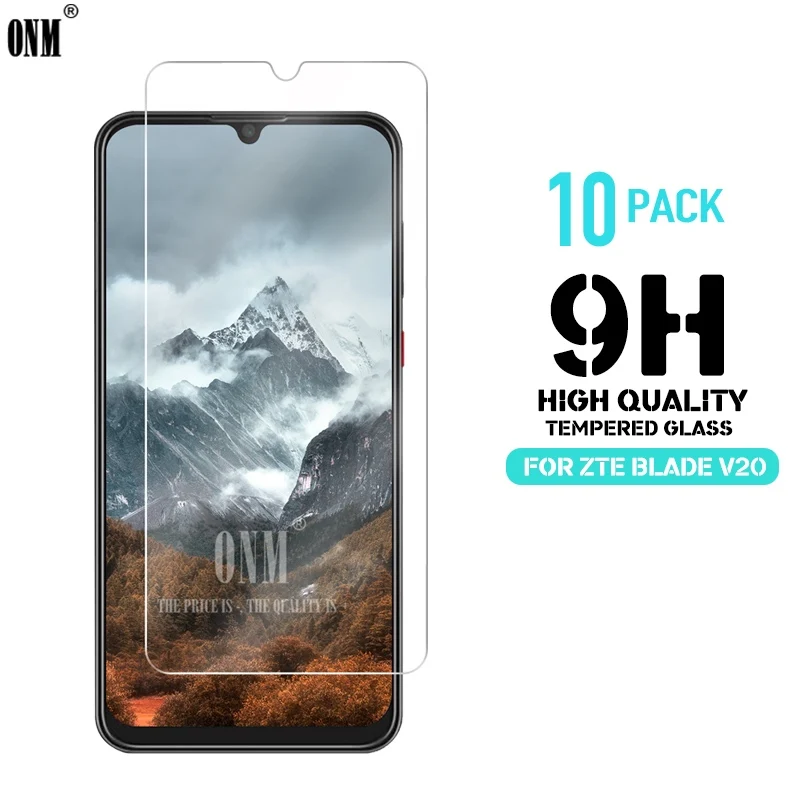 10 шт. Защитное стекло для zte Blade V20 2.5D 9H Премиум Закаленное стекло для zte Blade V20 защитная пленка
