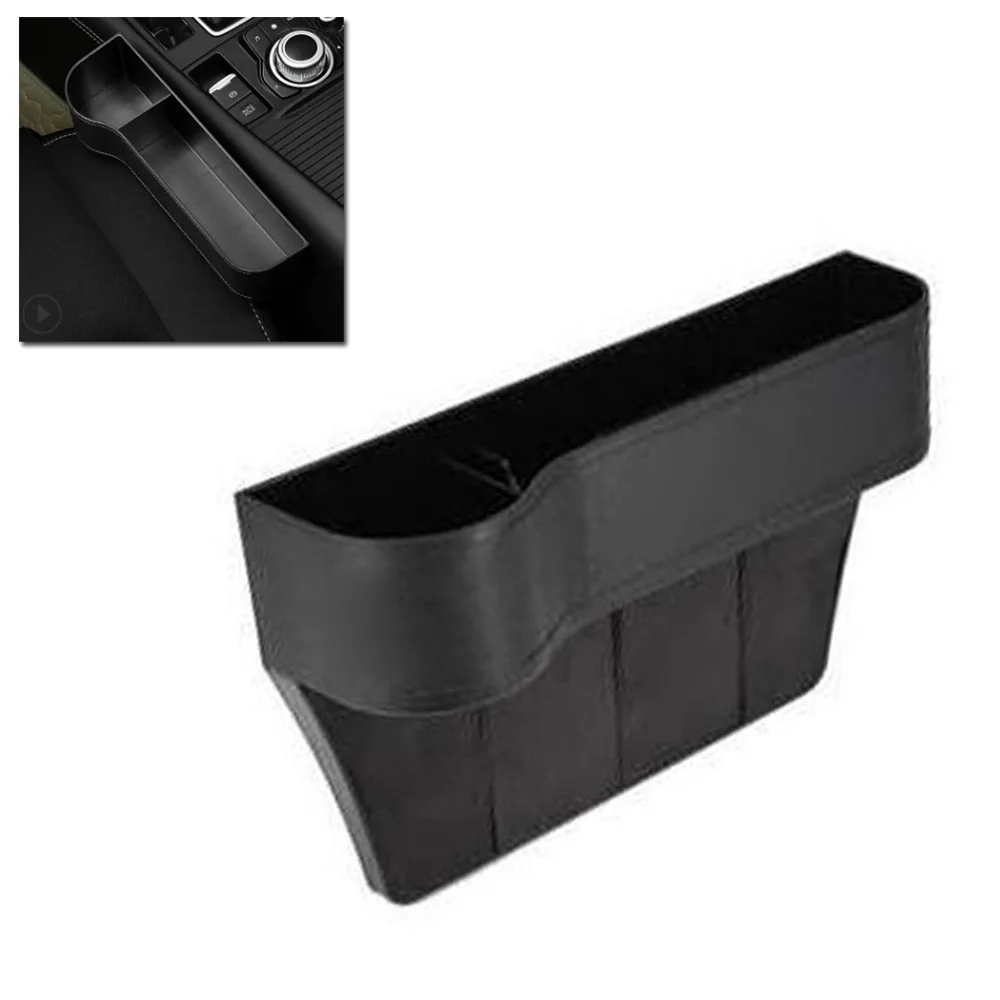 

compartments to store things Car Seat Gap Catcher Storage Box Organizer Side Pocket Can Place Your Stuffs