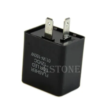 

Drop#Wholesale 12V 2 Pin Flasher Blinker Turn Signal Relay Motorcycle LED Indicator Light