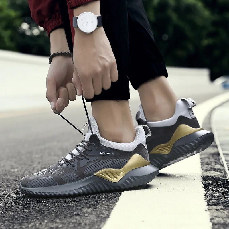 

2019 Autumn And Winter New Style Korean-style Men Casual Sports Running Shoes Street Fashion Trendy Shoes Large Size Athletic Sh