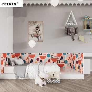 

Alphabet children 3d stereo wall stickers custom bedroom bedside bumper soft wall nursery wall decorative foam wall stickers