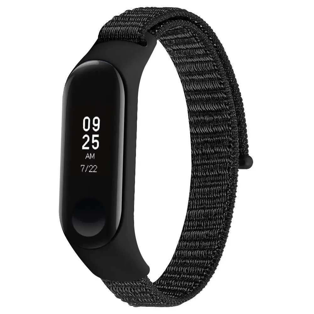 Чехол-бампер, тканый нейлоновый ремешок с петлей для Xiaomi mi Band 4 mi Band 3/4, умный чехол с браслетом, сменный ремешок на запястье