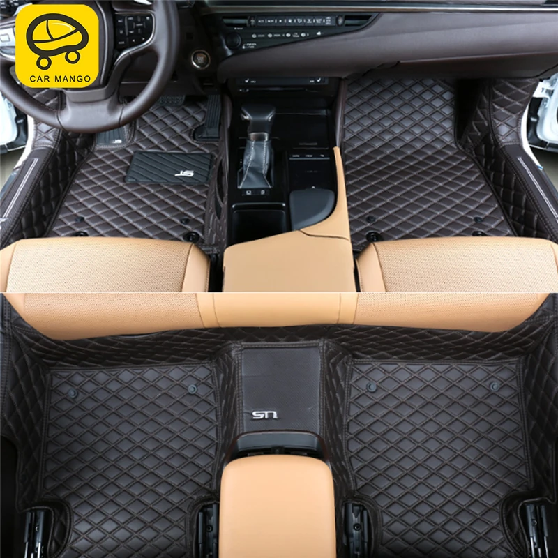 Carманго для Lexus ES ES200 ES300 ES260 автомобильный кожаный защитный чехол для пола, коврик, ковер, аксессуары для интерьера