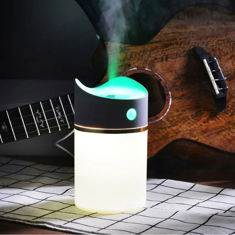 380ML Air Humidifier USB Aroma Essential Oil Diffuser Auto Induction Ultrasonic Humidifier Portable Quiet Safety Mist Maker