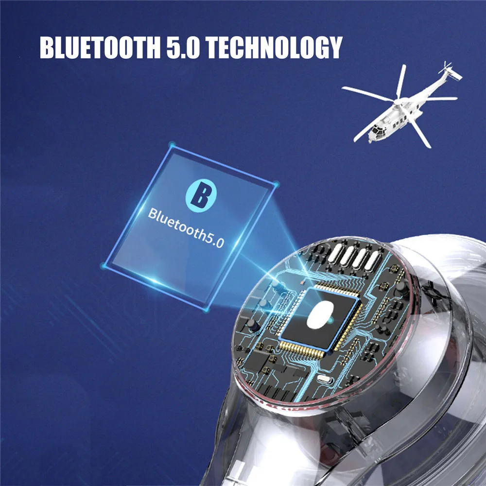 Hifi Stereo Earphones Bluetooth Headphone Music Headset Fm And Support Sd Card With Mic For Mobile Xiaomi Iphone Sumsamg Tablet