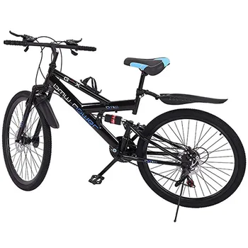 

Outdoor Mountain Road Bike 26 Inch Bicycle 21 Speed Dual Disc Brakes Variable Speed Student Adult Shock Absorption Men Women
