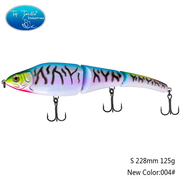 Fishing Lure Swimbait 178mm 58g Floating 63g Slow Sinking 73g CF Lure  Sinking Jointed Baits Slide Lures for Pike Musky Perch DunMuan (Color 