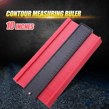 Règle de mesure à profil élargi en plastique, gabarit de jauge de Contour, jeu d'outils de marquage pour menuiserie, outils de mesure
