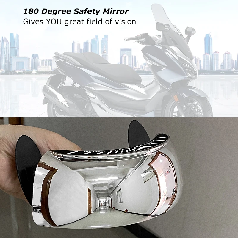 Для HONDA AFRICA TWIN CRF1000L X-ADV FORZA PCX 150 VTR1200X NC750X 180 градусов безопасное зеркало заднего