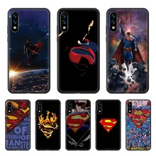 Чехол для телефона с логотипом Marvel Супермена корпус huawei honor play 6 7 8