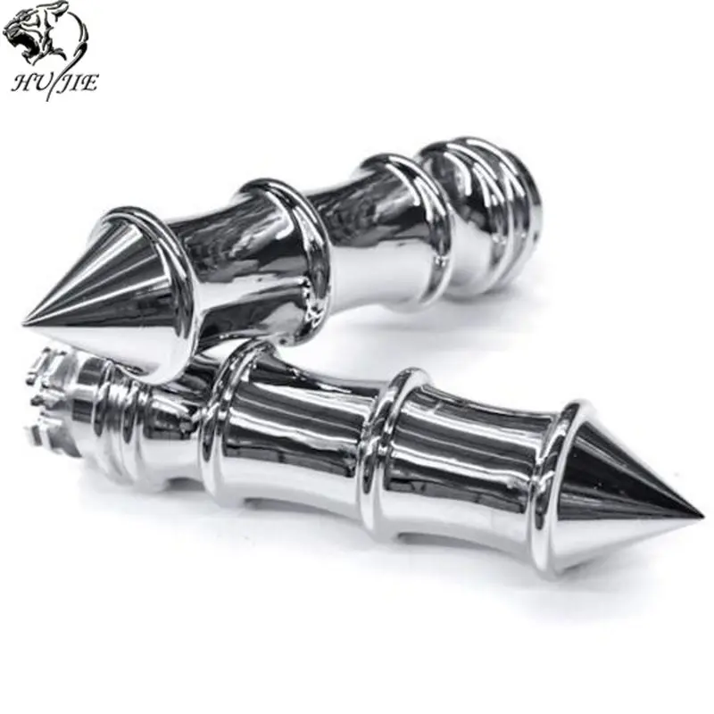 Мотоцикл хромированный Скелет шип " 25 мм ручные ручки для Honda Shadow 750 Spirit Aero Ace/Road King