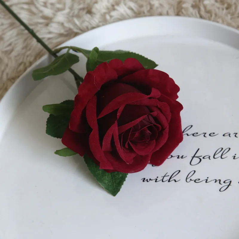 Red rose 2 Один Филиал розы пионы, искусственные цветы Шелковые Белые пионы для весны дома Свадебные Декоративные искусственные цветы 5 шт - Цвет: Red rose 2