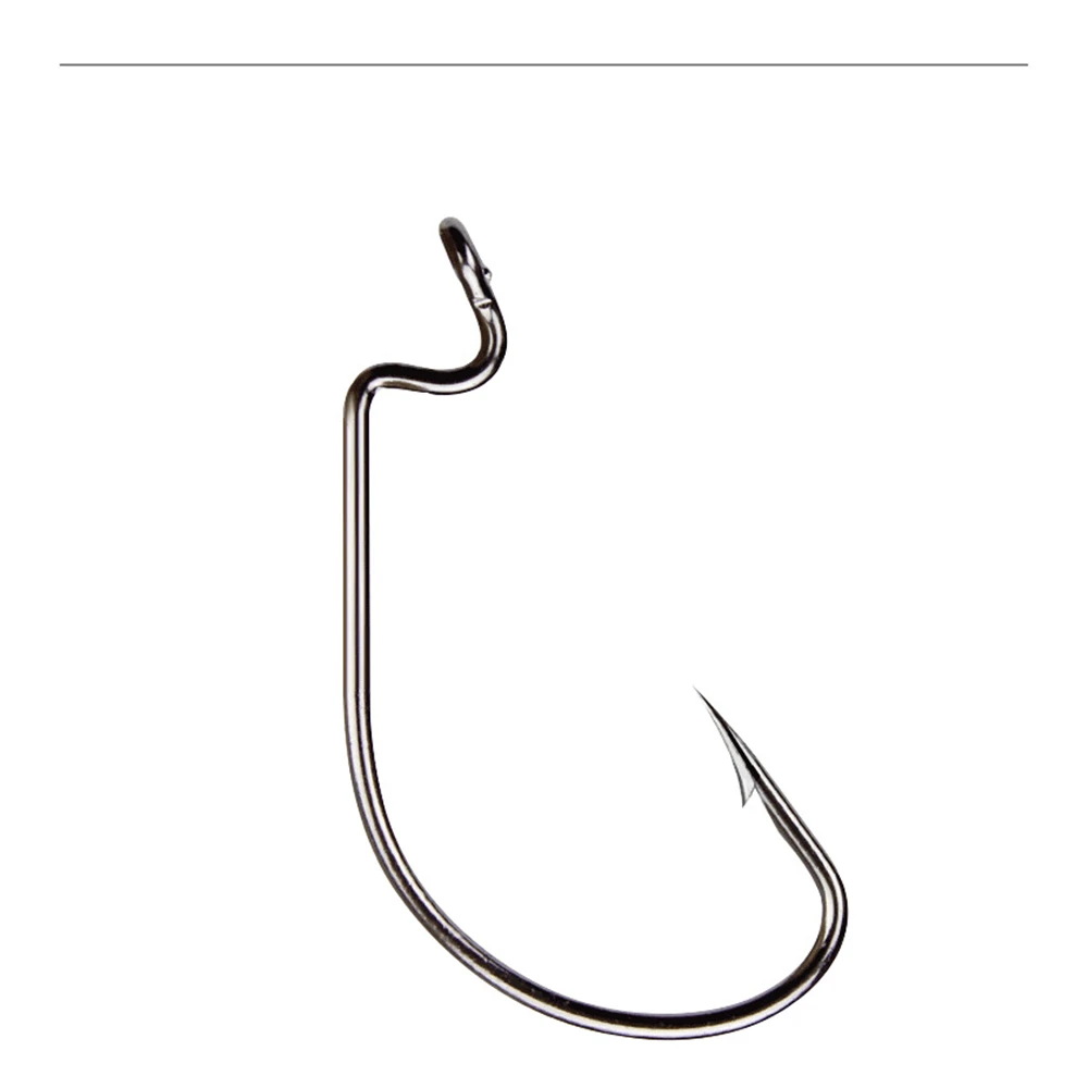 

10pcs/wholesale Wide belly crank barb hook3cm-5.3cm Artificial high quality Soft bait hook high carbon steel Fishing accessories