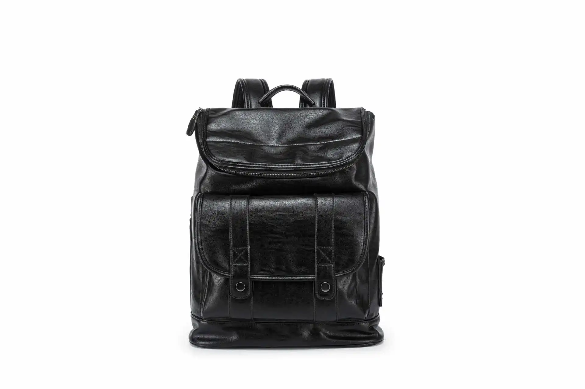 women leather Simple lady bag washed with water and inclined bag Japanese and Korean style one-shoulder envelope package