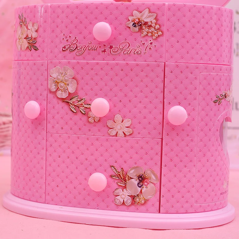Lovely Music Jewelry Box Large Musical Box Christmas Gift Dancing Girls Rotating Music Box Multi-layer Jewelry Boxes hz-356