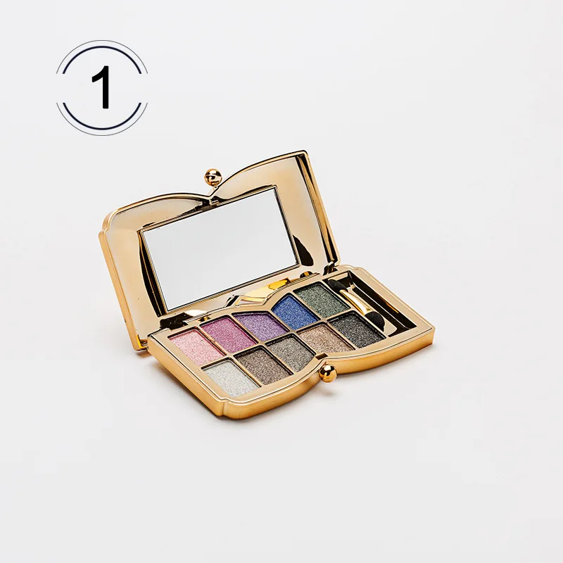 

Makeup 10-Color Eyeshadow Diamond Exactly Bright Colorful Ten Color Eye Shadow Super Shiny Network Hot Selling Eye Shadow