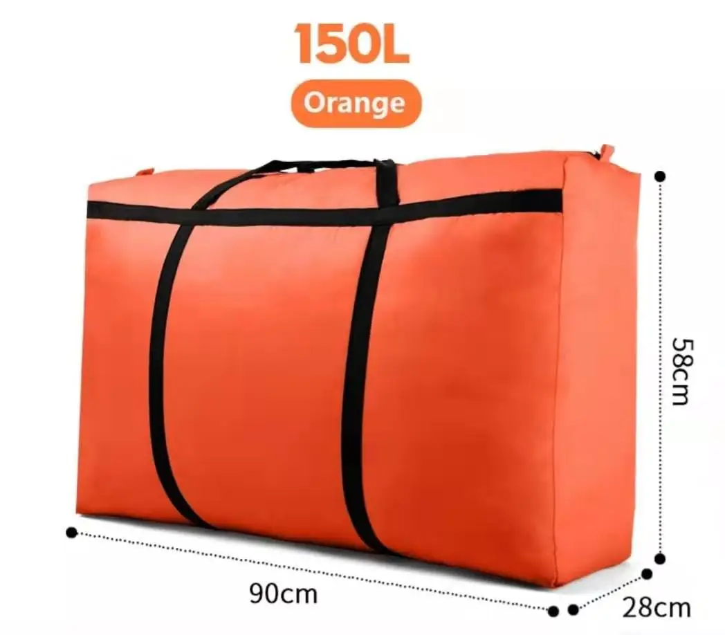 Sort ouMoving artifact сумка большая сумка холщовая портативная змеиная тканая бирка для багажа большие вместительные мешки очень большие - Цвет: Orange 150L