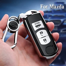 Hight quality PC + TPU key case cover protective shell holder for Mazda 2 3 5 6 2017 CX-4 CX-5 CX-7 CX-9 CX-3 Accessories